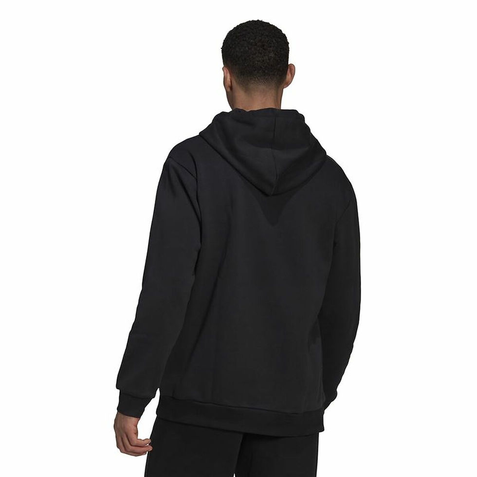 Miniaturbild: Herren Sweater mit Kapuze Adidas Essentials Schwarz