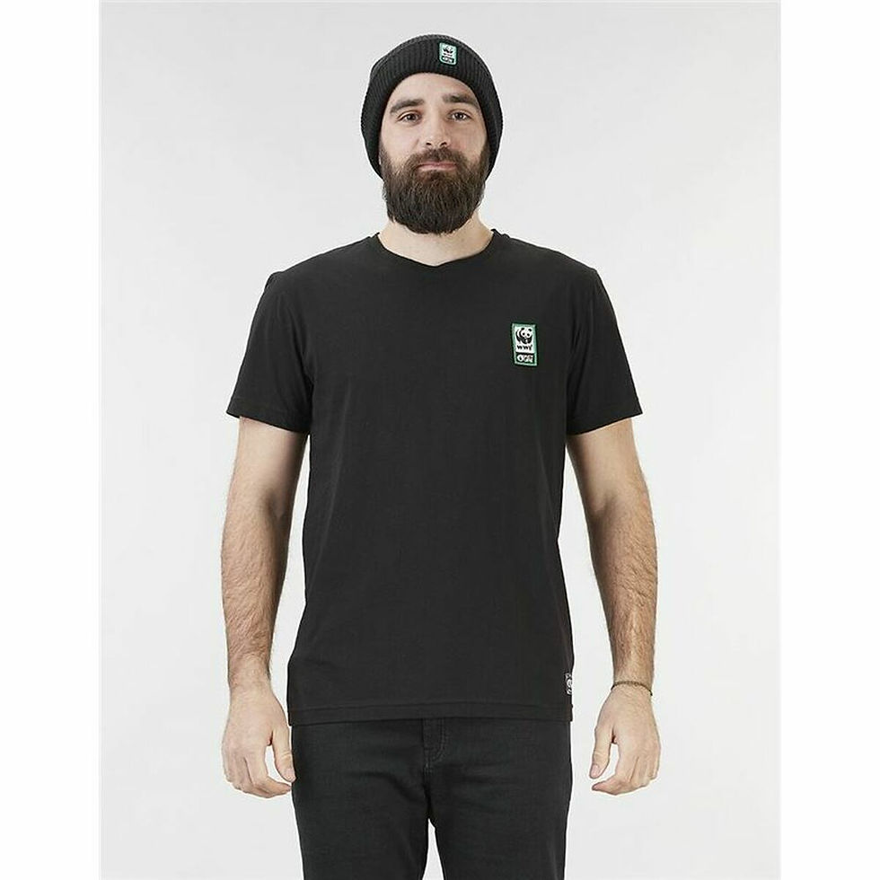 Miniaturbild: Herren Kurzarm-T-Shirt WWF Classic Schwarz
