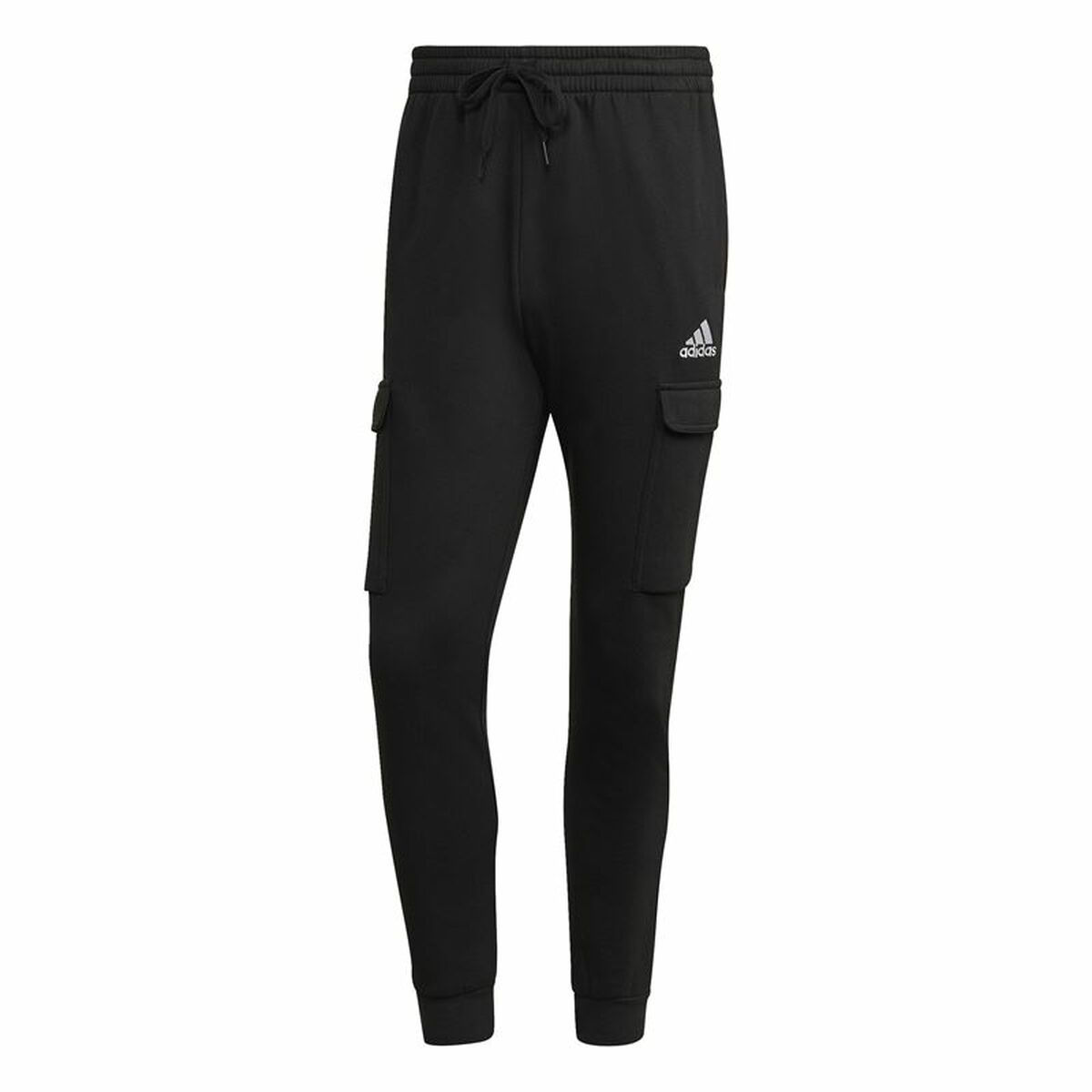 Lange Sporthose Adidas Essentials Fleece Schwarz Herren