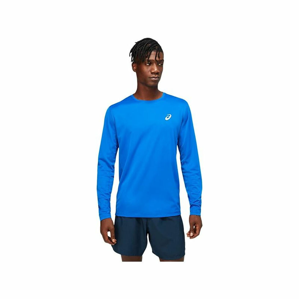 Miniaturbild: Herren Langarm-T-Shirt Asics Core SS Top Blau