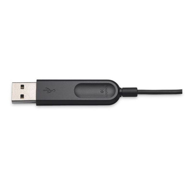 Miniaturbild: Kopfhörer mit Mikrofon Logitech 981-000475           USB 1,8 m Schwarz