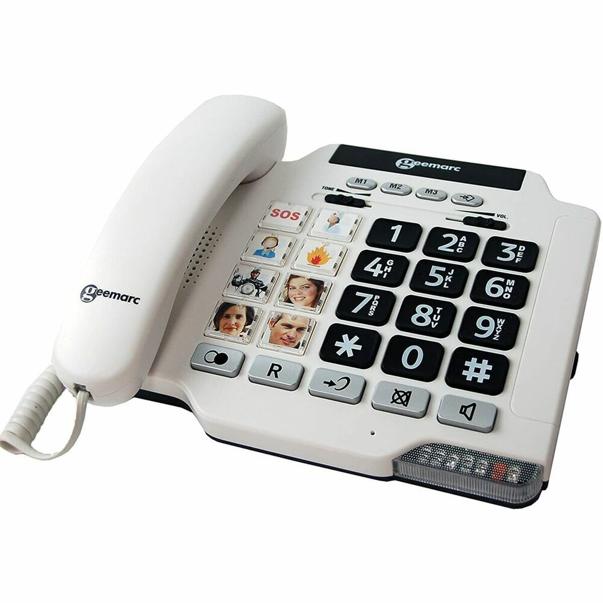 Festnetztelefon Geemarc PHOTOPH100_WH Weiß (Restauriert A)
