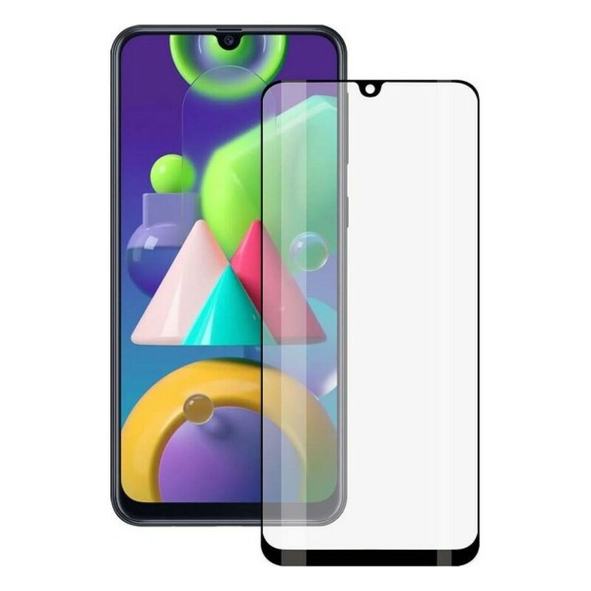 Bildschirmschutz aus Hartglas Oppo A72 KSIX Full Glue 2.5D