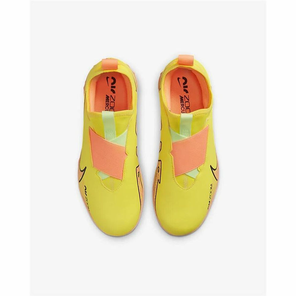 Miniaturbild: Fußballschuhe für Kinder Nike Zoom Mercurial Vapor 15 Academy Gelb Unisex