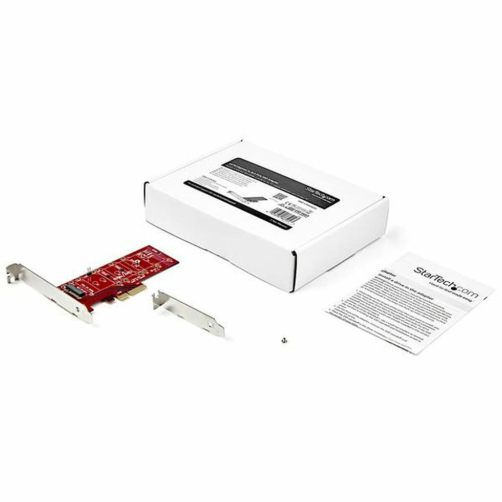 Miniaturbild: Adapter SSD PCI Startech PEX4M2E1