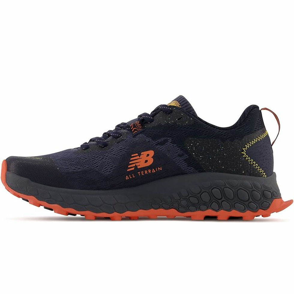 Miniaturbild: Laufschuhe für Erwachsene New Balance Fresh Foam X Hierro v7 Gelb Orange Schw