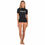 Miniaturbild: Damen Kurzarm-T-Shirt Hurley One and Only Schwarz Lycra Damen