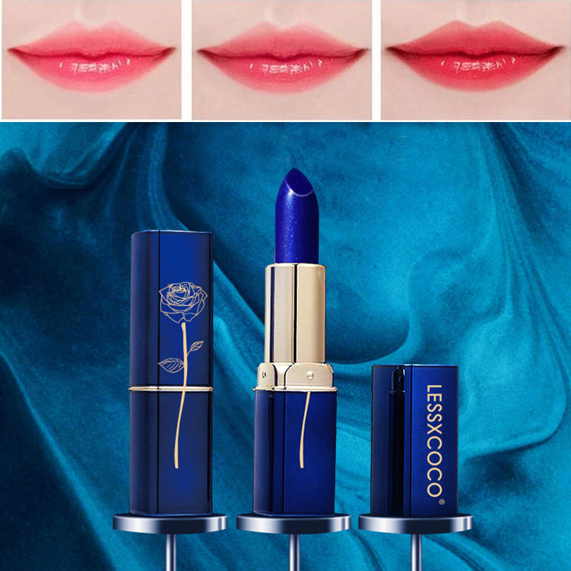 Miniatura: LESSXCOCO Blue Maggie Color Changing Lipstick, Waterproof