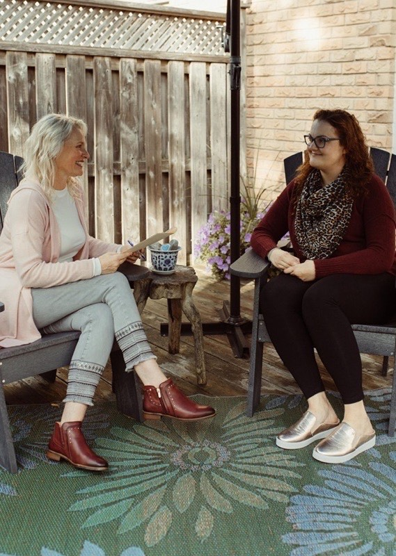 Cheryl Hiebert and Kimberley Falk speaking about Reiki