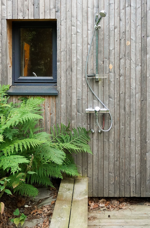 Utedusj Grånet kledning Arkitekttegnet enebolig