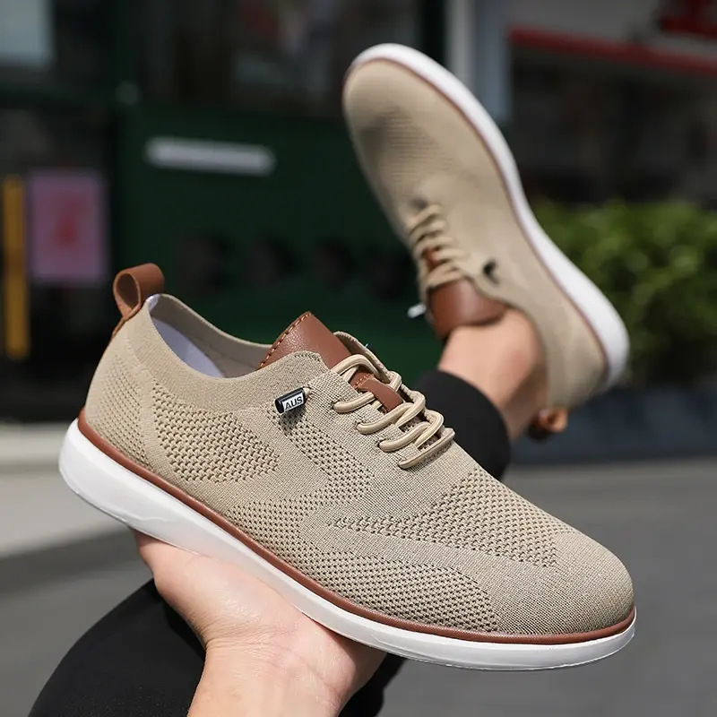 Miniatura: Men's Sliding Shoes Mesh Sports Shoe Loafers, Anti Slip Shoe Low Cut Casual
