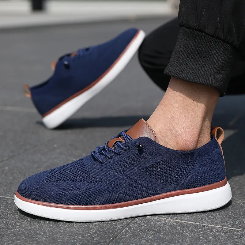 Miniatura: Men's Sliding Shoes Mesh Sports Shoe Loafers, Anti Slip Shoe Low Cut Casual