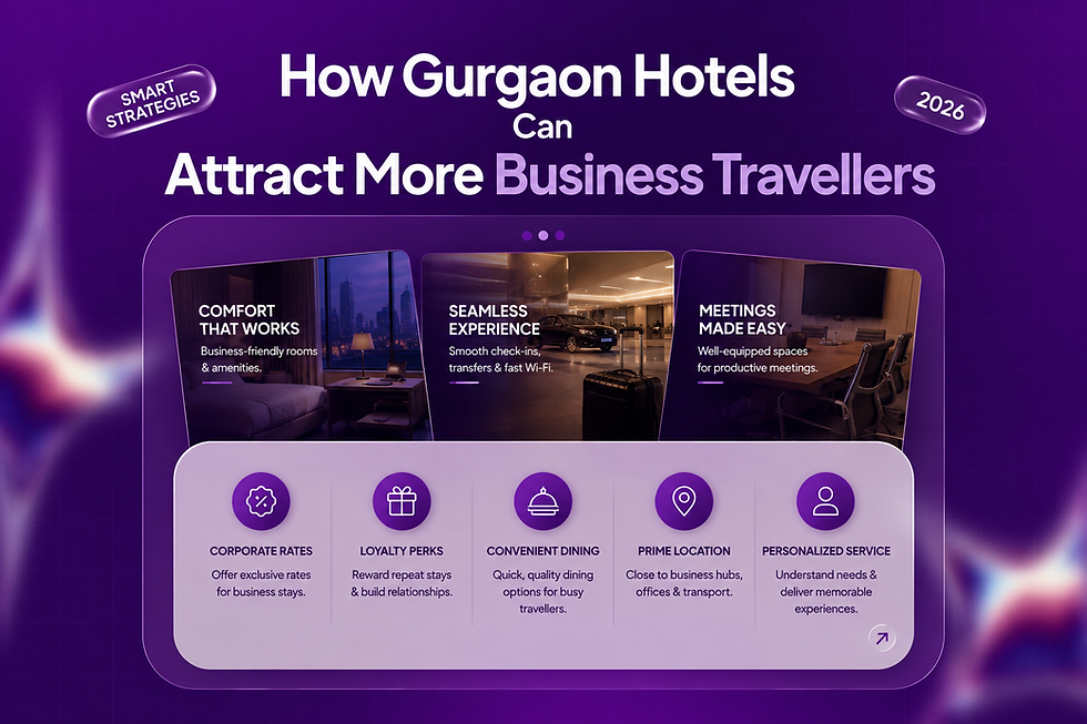 How Gurgaon Hotels Can Attract More Business Travellers