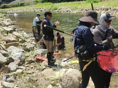 釣り教室しました。