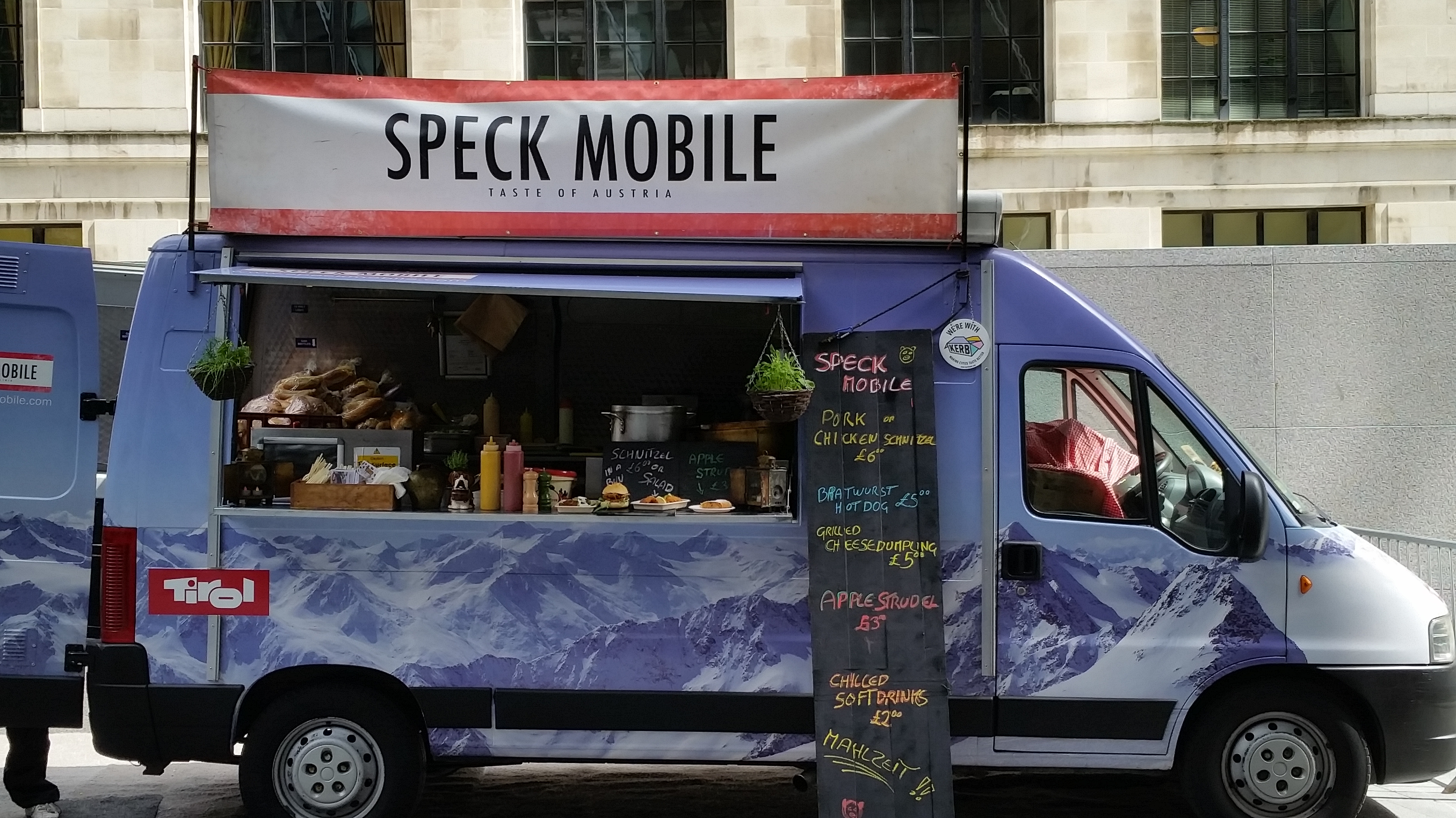 Speckmobile catering in action