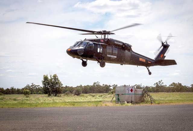 Bourke Airport hosts major air flood support