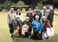 Women lunge into lawn bowls at the Ridge