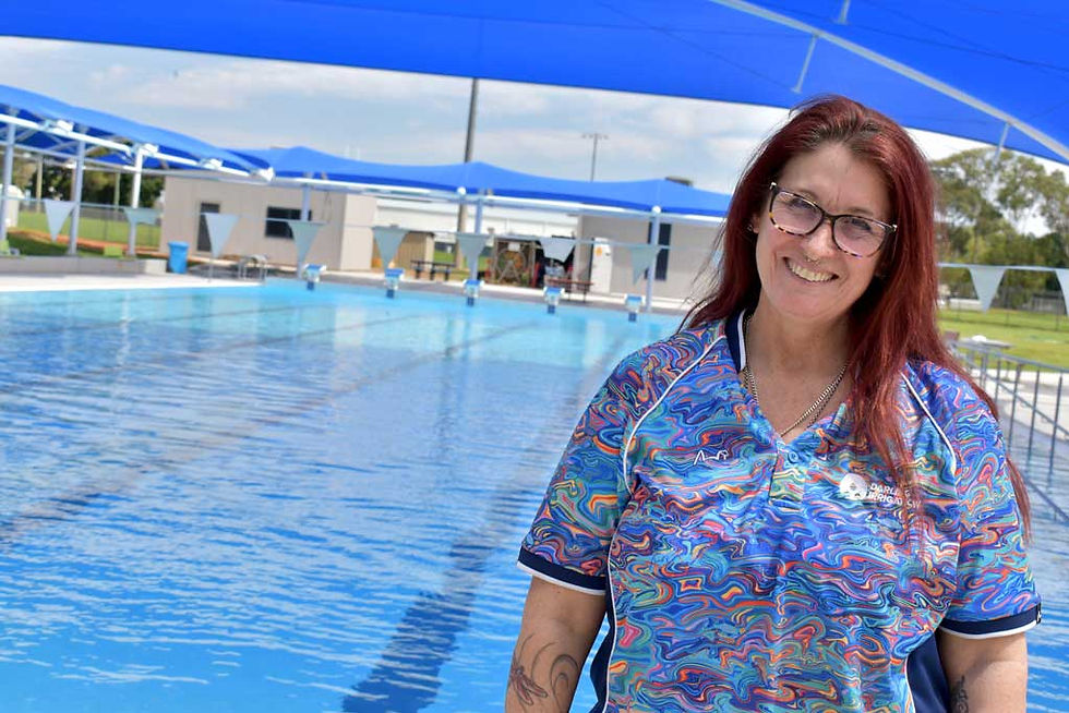 Swimming teacher Harmony Starchild is encouraging parents to enrol their children in swimming lessons to keep them safe this summer. Photo TWH