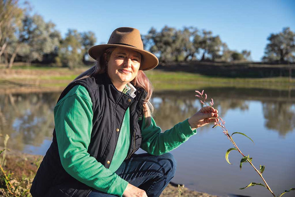 Landcare’s Kelly Lawson wants ideas from the public. Photo: Beverley Callow