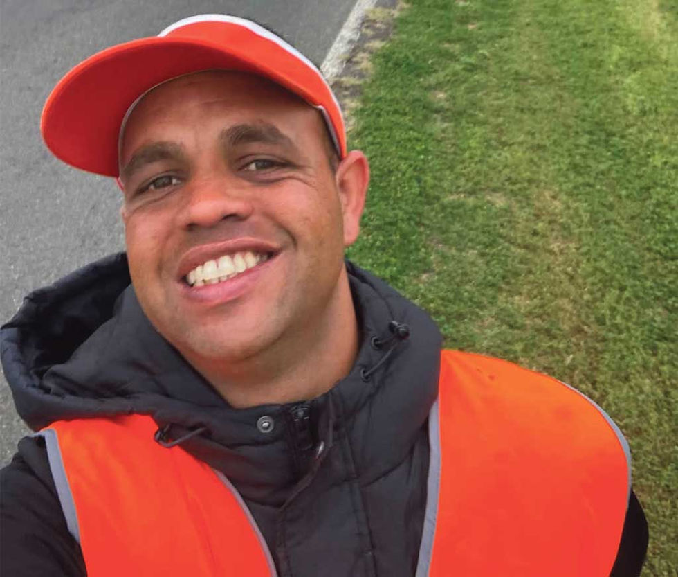 In memory of his brother, David ‘Birdy’ Simpson, Edward Simpson is hitting the road hoping to provide a better future for his community. Photo: Birdy’s Brothers United
