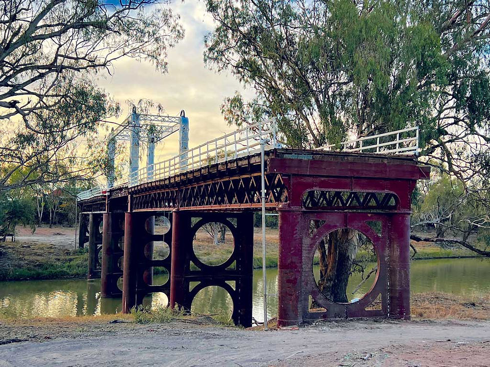 Bourke Shire Council has received $5million to restore new concrete approaches to the historic North Bourke Bridge. Photo: Ian Cole