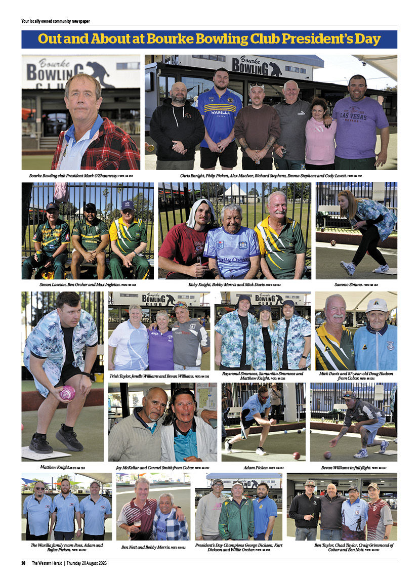 Read more local news in the printed edition of The Western Herald. To subscribe call (02) 6872 2333 today and receive The Western Herald in your letterbox next week or purchase and download a digital edition here.