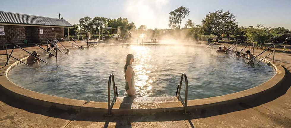 The beloved Lightning Ridge bore baths are going nowhere, according to Walgett Shire Council. Photo: Visit NSW