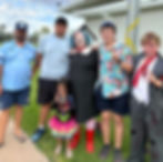 Scott Parnaby, Jayreke Smith, Lisa Rankmore, Logan Lollback, Wally Parker and Mahtaril Smith