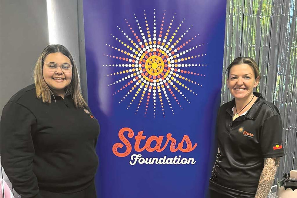 Kellie Stuart and Adrienne Richards are leading the Stars Foundation at Bourke High School. Photo: Bourke High School