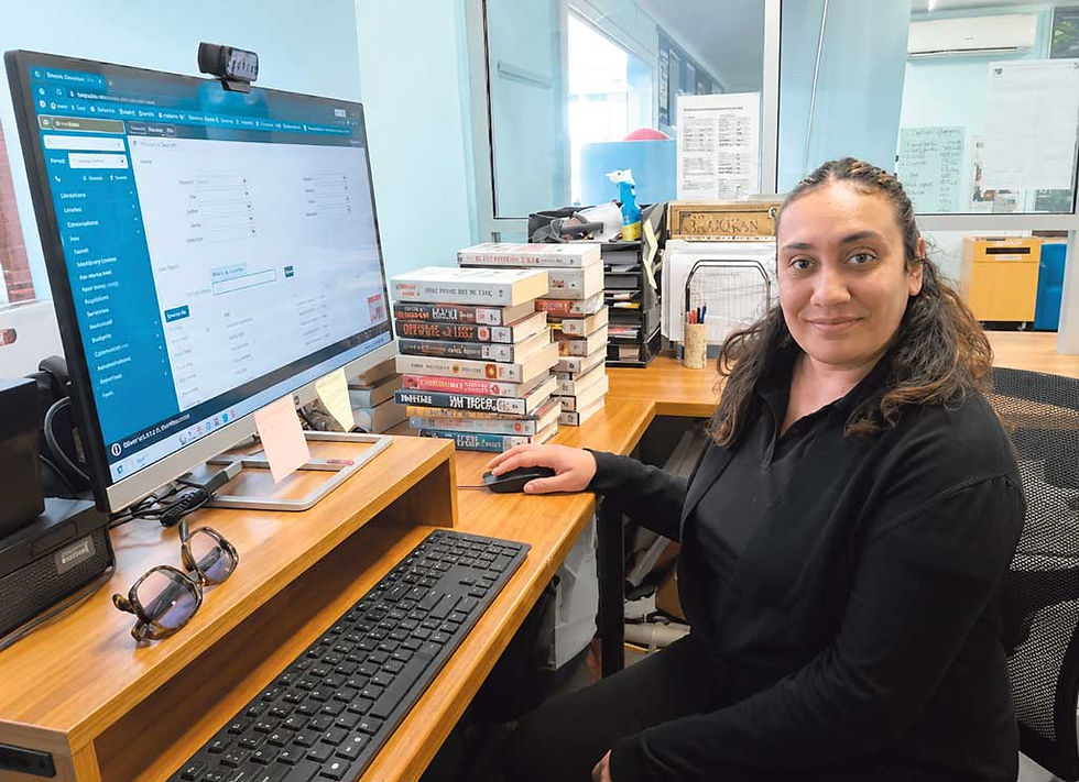 Brandi Duke is enjoying the challenges of her new role as a library trainee. Photo: Bre Shire Council