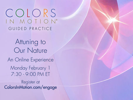 Join us: "Attuning to Our Nature" Online Practice Group - Monday February 1, 2021