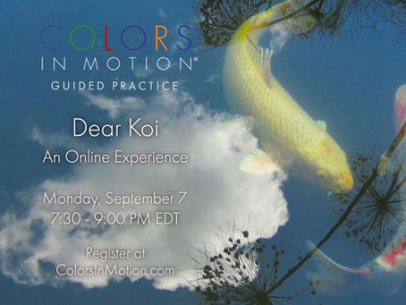 Join us: Dear Koi Online Gathering - Monday September 7, 2026
