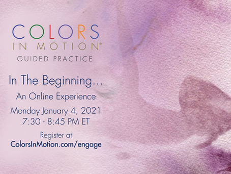 Join us: "In The Beginning..." Online Practice Group - Monday January 4, 2021