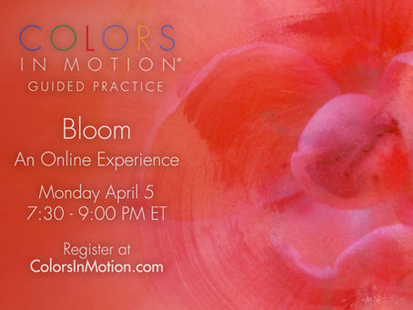 Join us: "Bloom" Online Practice Group - Monday April 5, 2021
