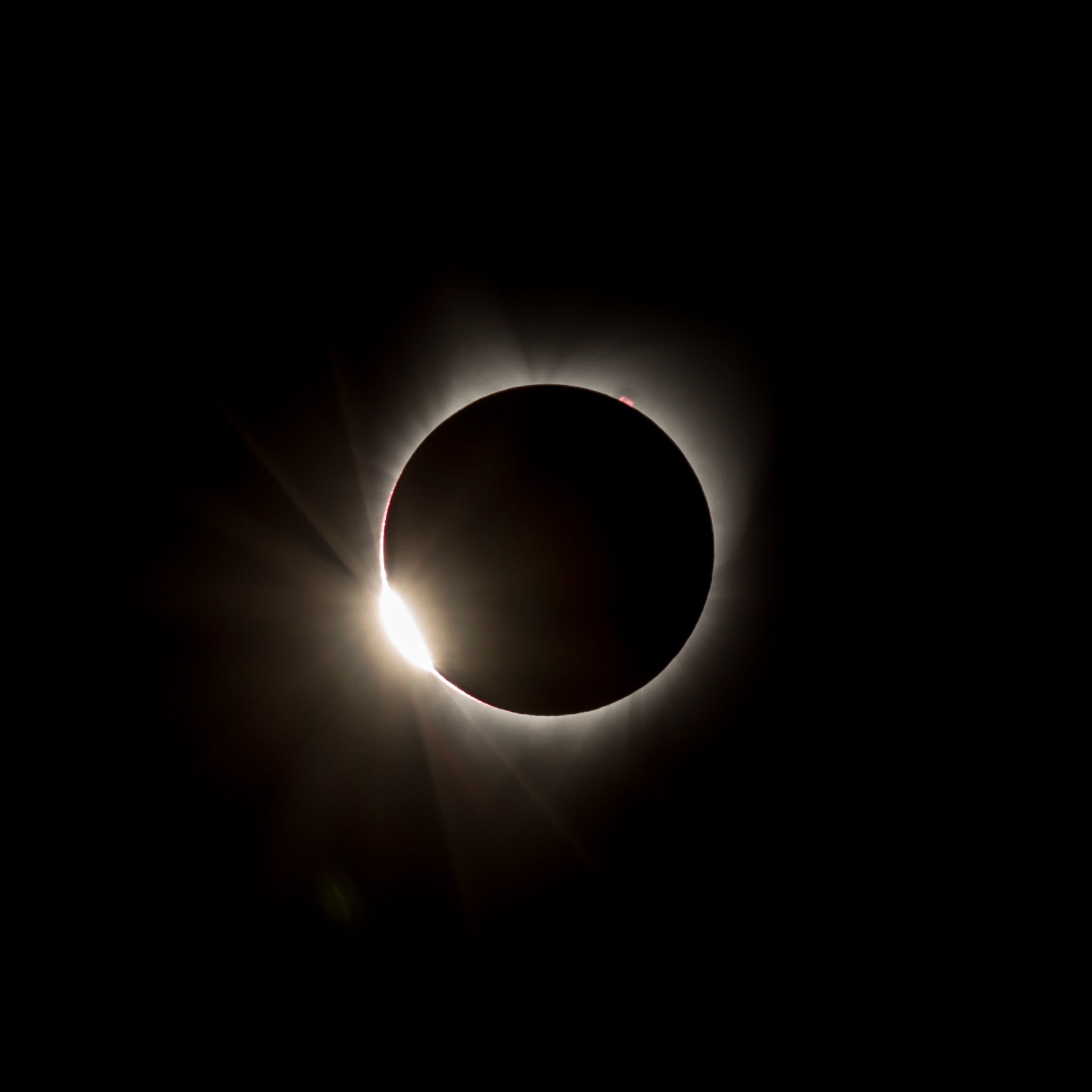 Great American Eclipse - Diamond Ring 2nd Touch