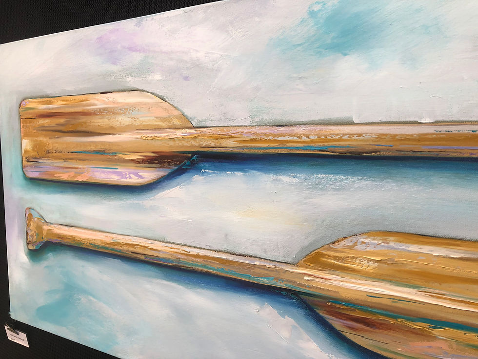 Thumbnail: Paddle Series, Painting Number 8