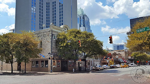 Austin Bar Bike group tour on famous 6th Street with BYOB setup.