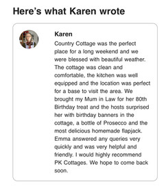 positive cottage review