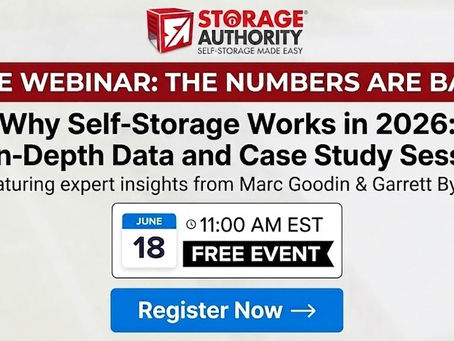 [Webinar] Why Self-Storage Works in 2026… By the Numbers!