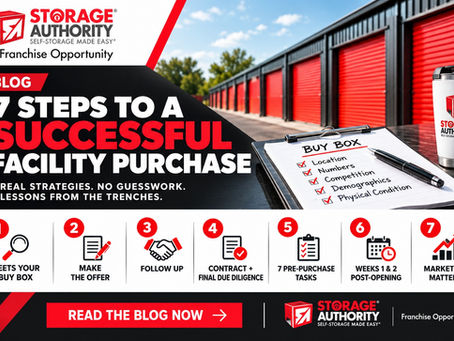 7 Steps to a Successful Self-Storage Facility Purchase