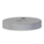 Polyethylene Plastic protective bin lid 605mm diameter with alloy handle