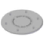 Injection moulded test patch cap for water tanks