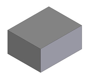 Water storage tank rectangular rotomoulded from polyethylene plastic