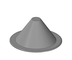 Marina Grease Cap rotomoulded from uv stabilised polyethylene