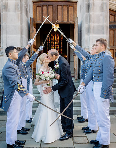 Wedding invitation suite photographed at the event venue