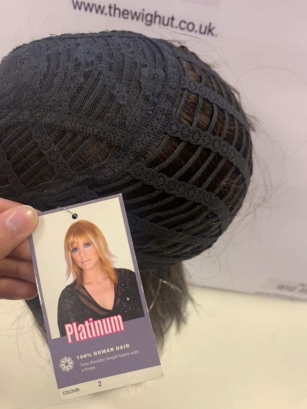 Thumbnail: PLATINUM WIG FASHION HUMAN HAIR WIG
