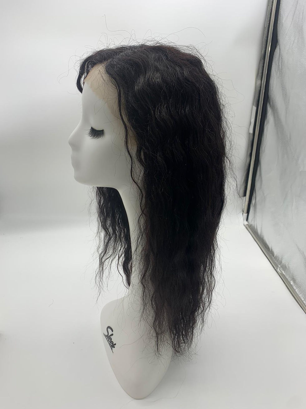 Thumbnail: GIANNA VIRGIN GOLD HUMAN HAIR WIG