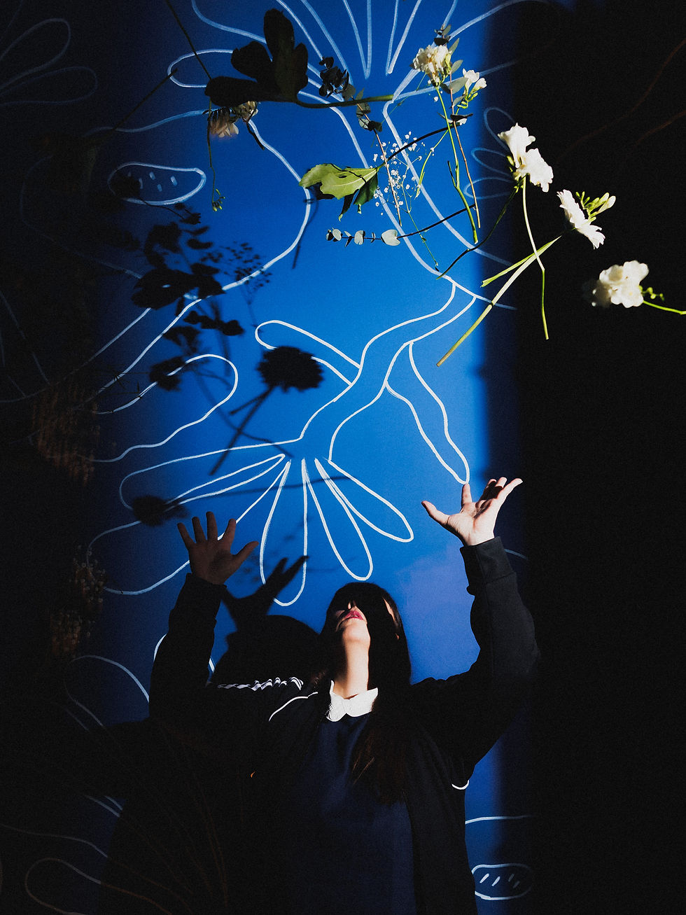 Art installation from Laurenji Bloom at Palazzo Piccinno