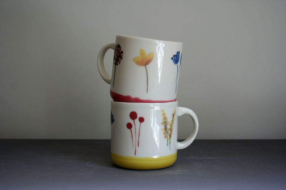 Thumbnail: yellow flower mug