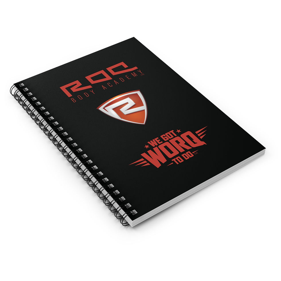 Thumbnail: ROQ BODY Spiral Notebook - Ruled Line